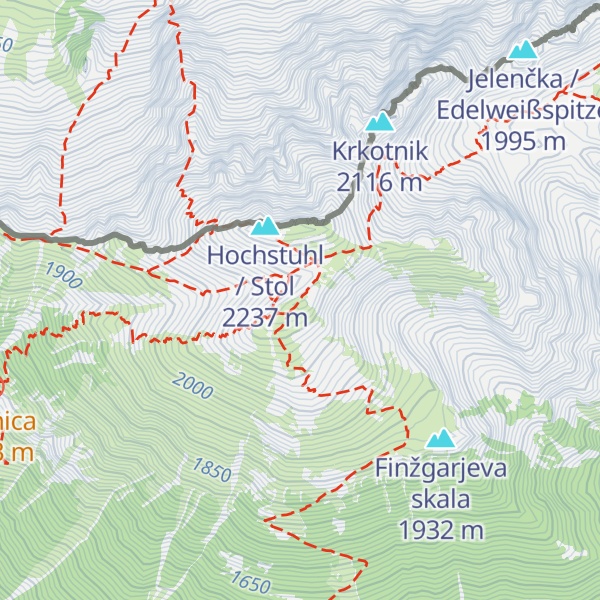 Map of Mali Stol
