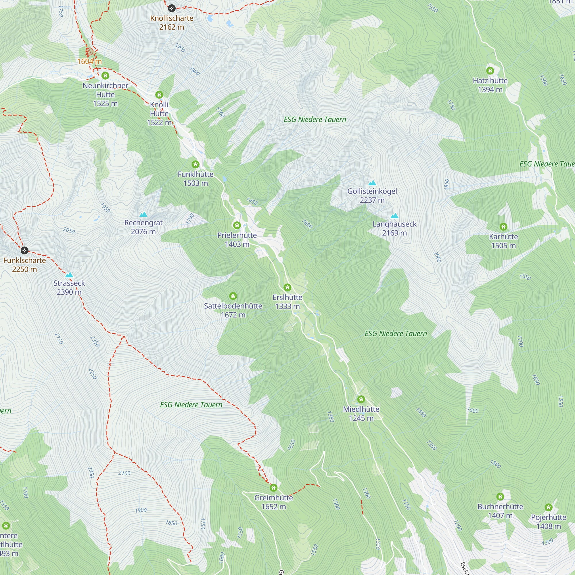Erslhütte map