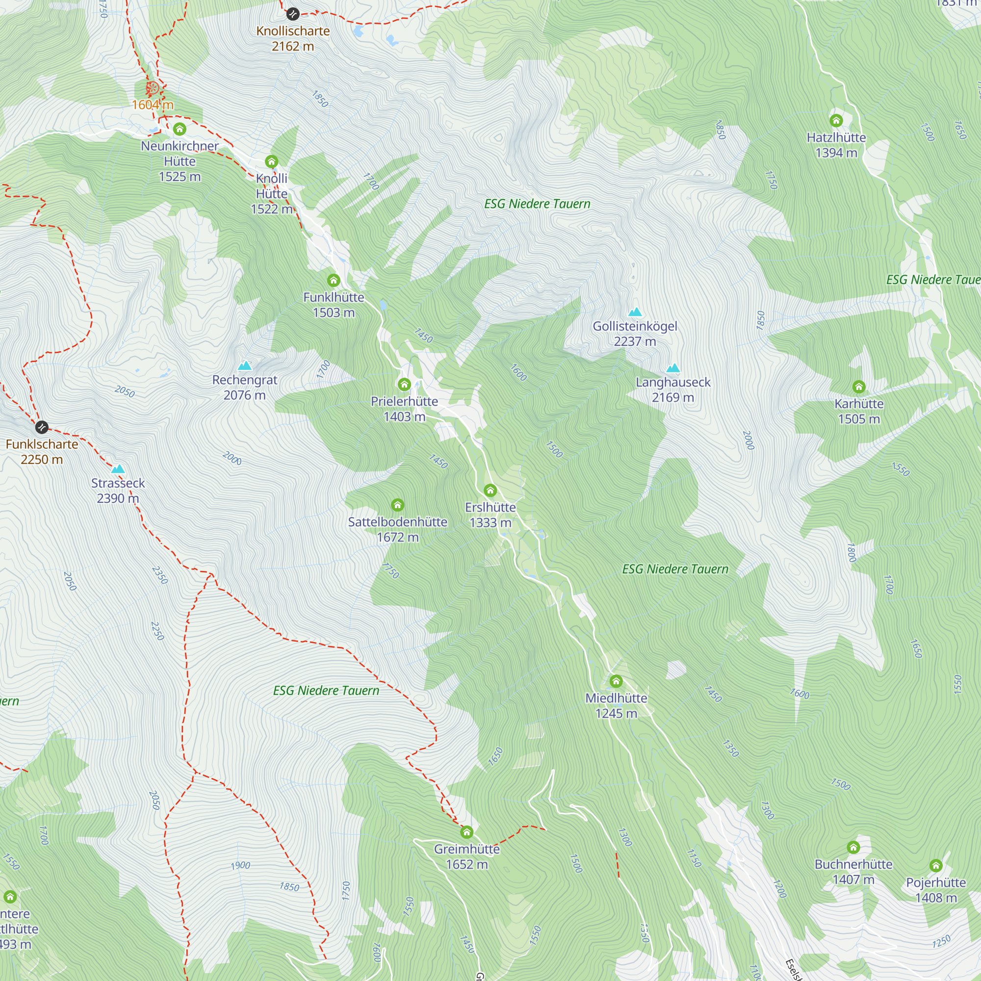 Erslhütte map