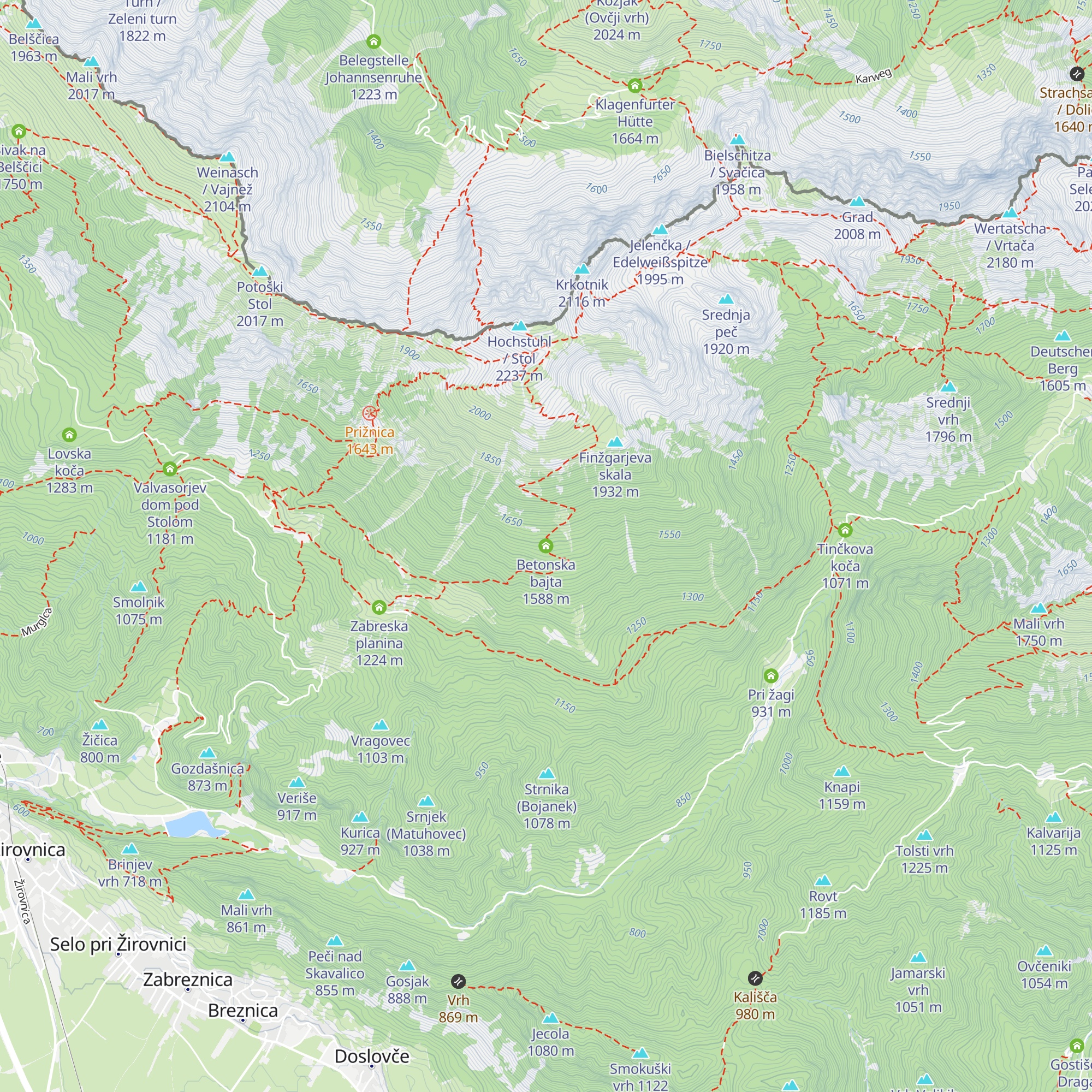 Betonska bajta map