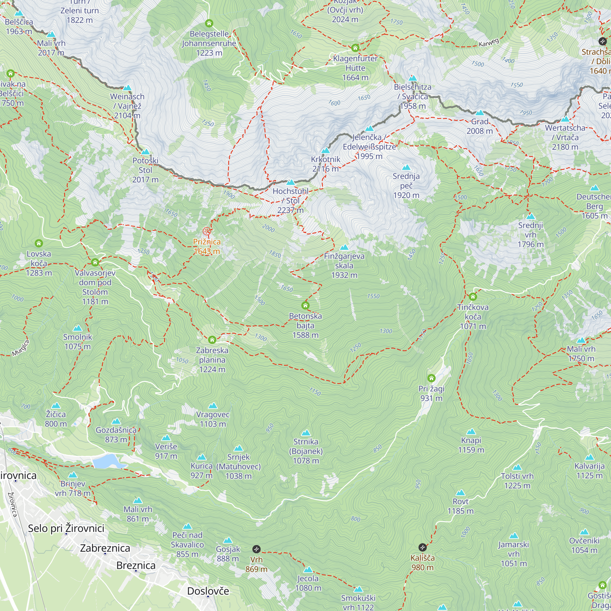 Betonska bajta map