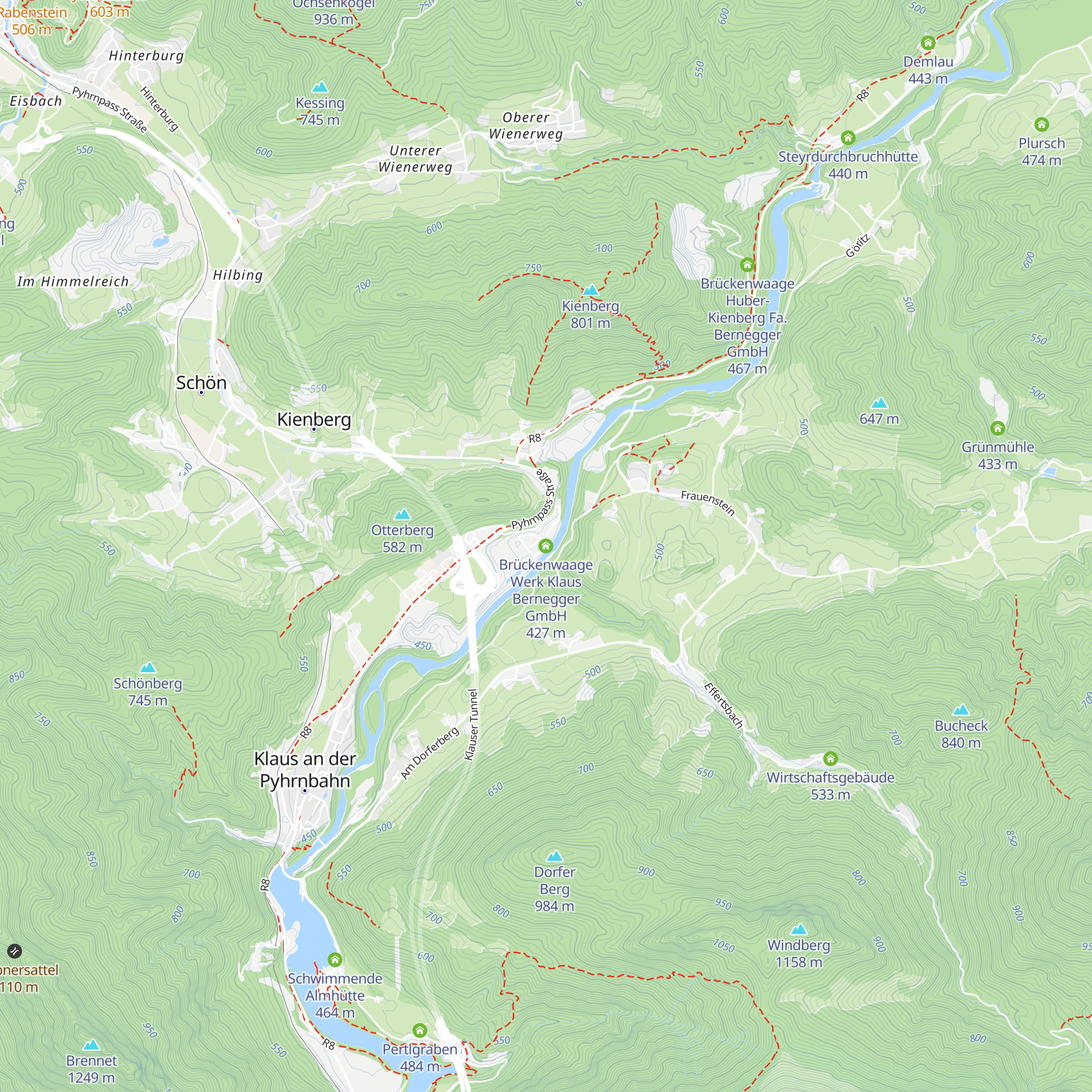 Brückenwaage Werk Klaus Bernegger GmbH map