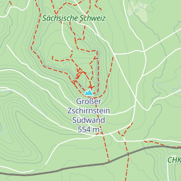 Map of Großer Zschirnstein