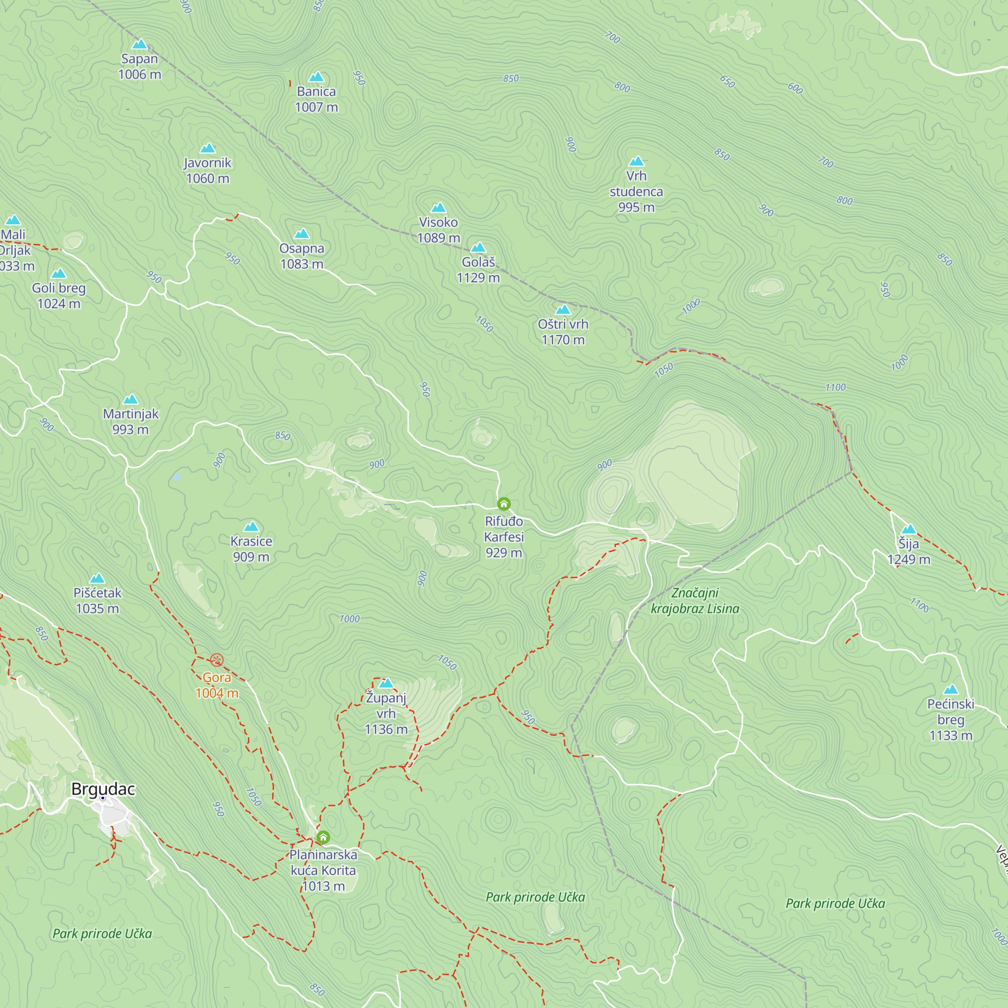 Rifuđo Karfesi map