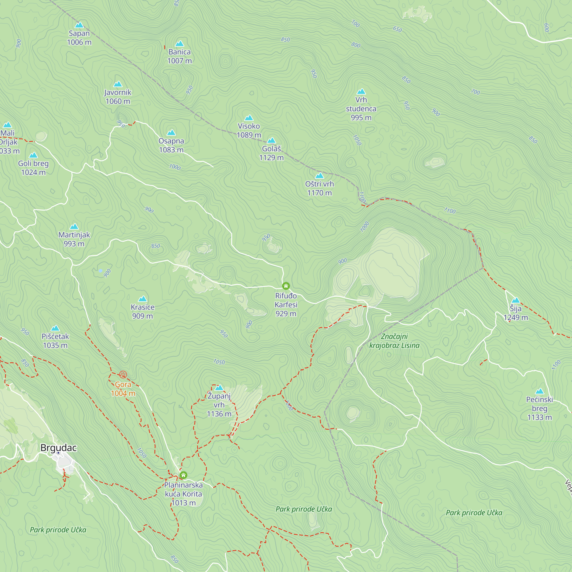 Rifuđo Karfesi map