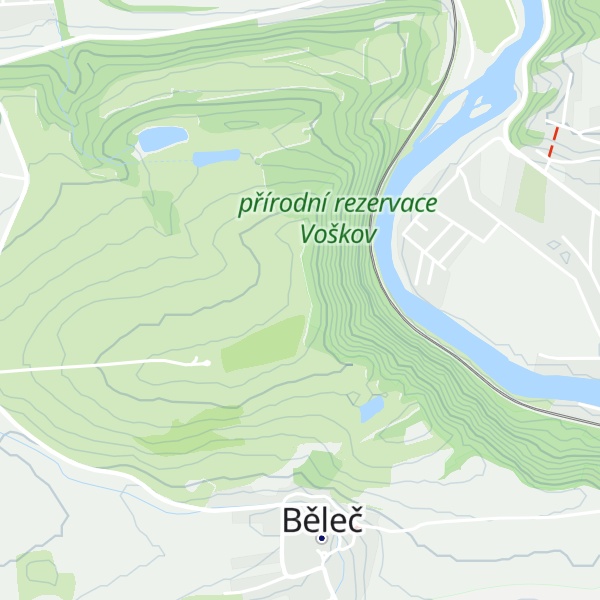 Map of Voškov