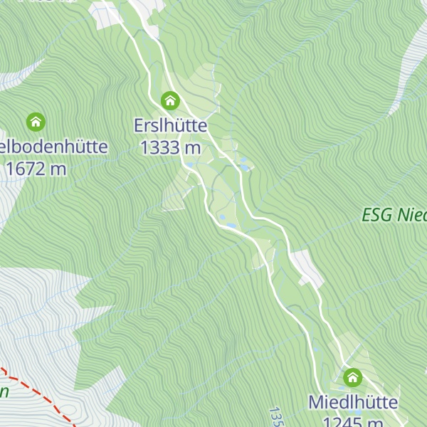 Map of Zierkerhütte