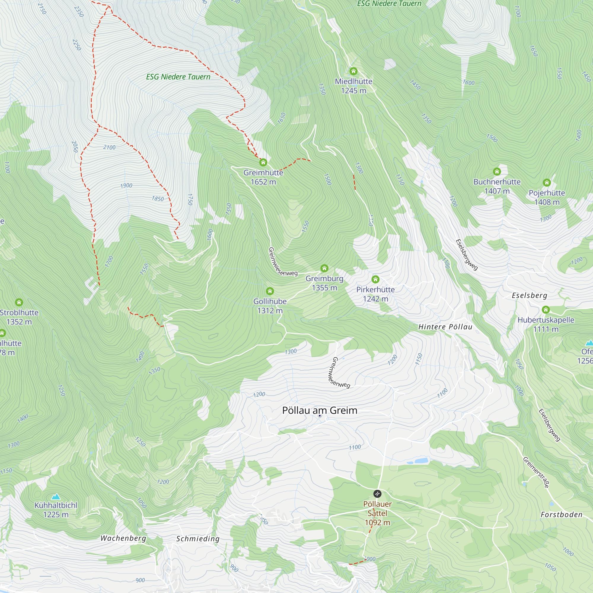 Rettlhube map