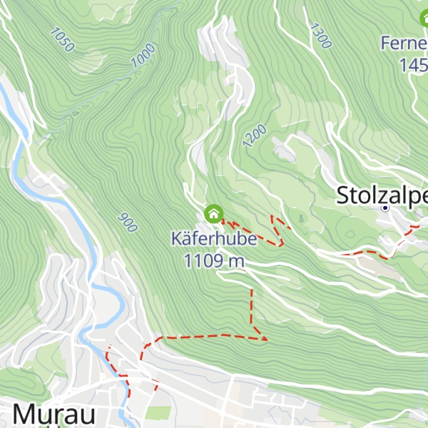 Map of Käferhube