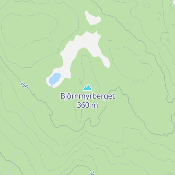 Map of Björnmyrberget