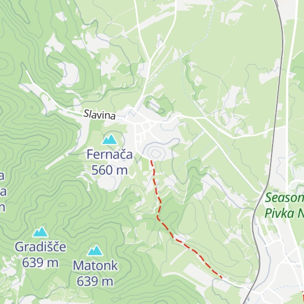 Map of Tabor