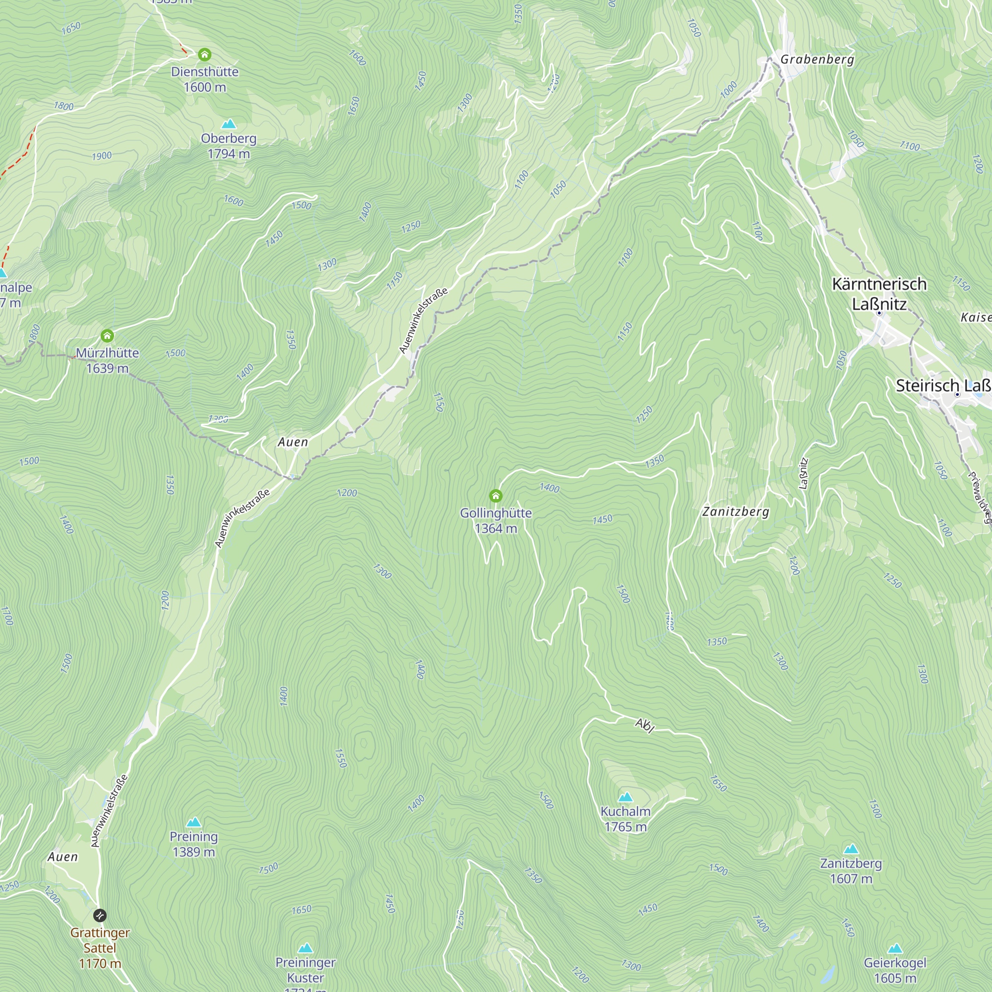 Gollinghütte map