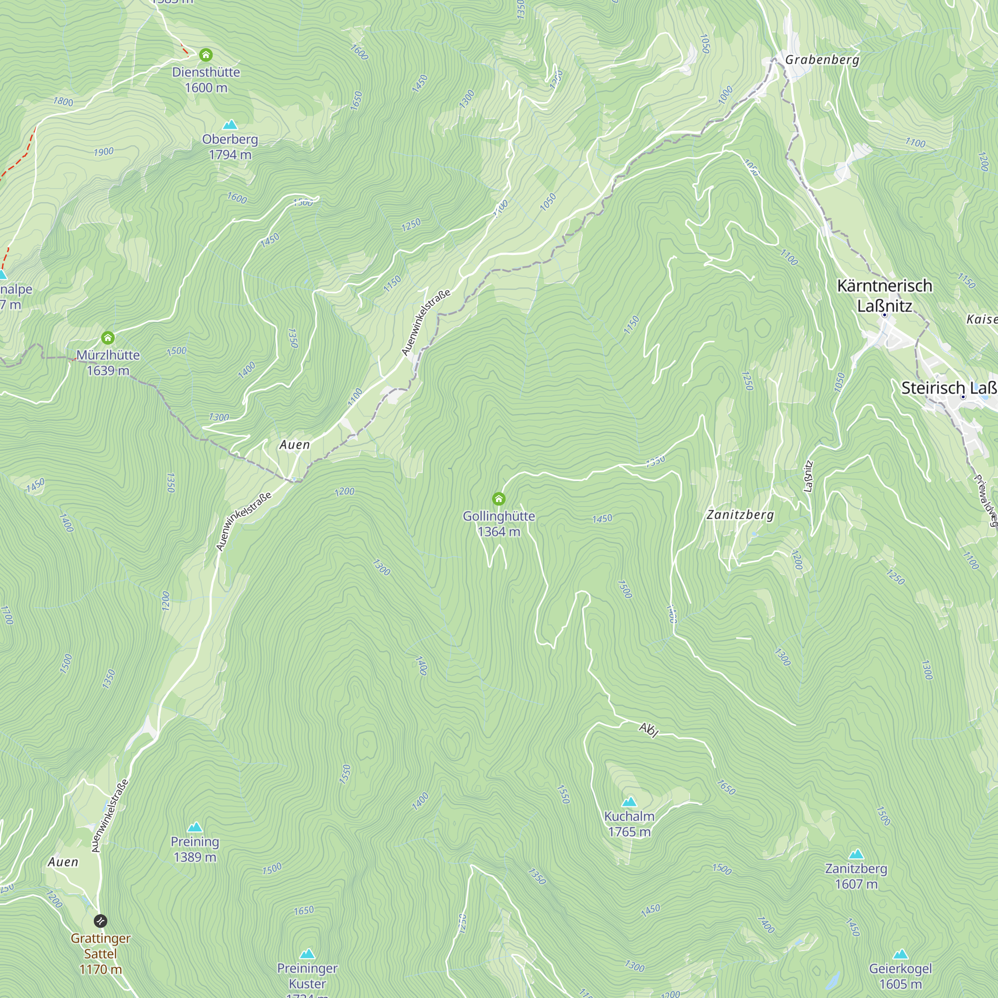 Gollinghütte map