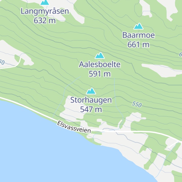Map of Storhaugen