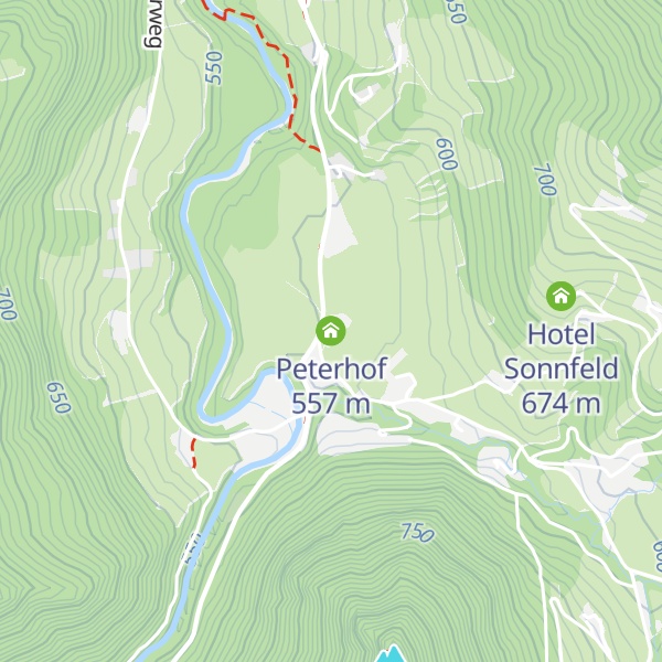Map of Peterhof