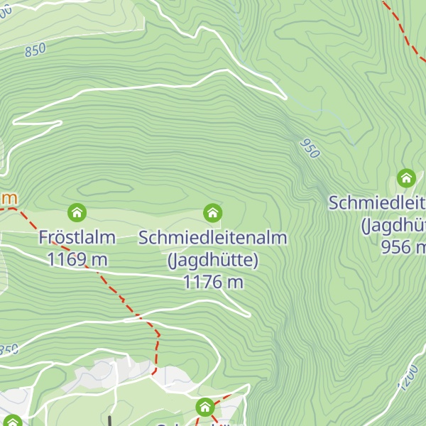 Map of Schmiedleitenalm (Jagdhütte)