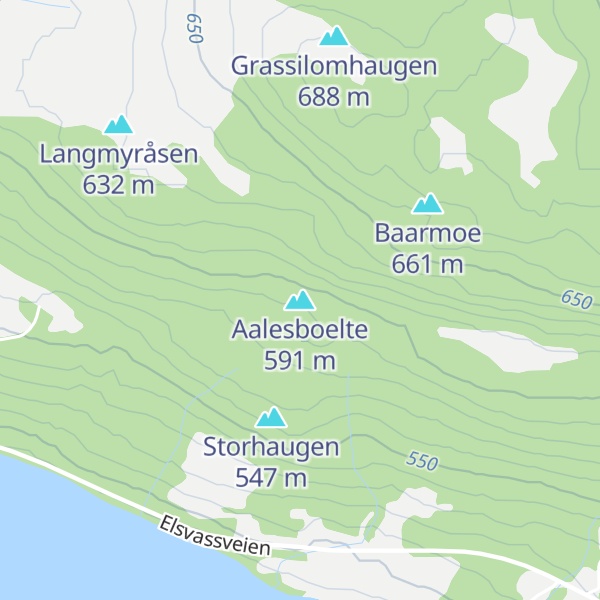 Map of Aalesboelte
