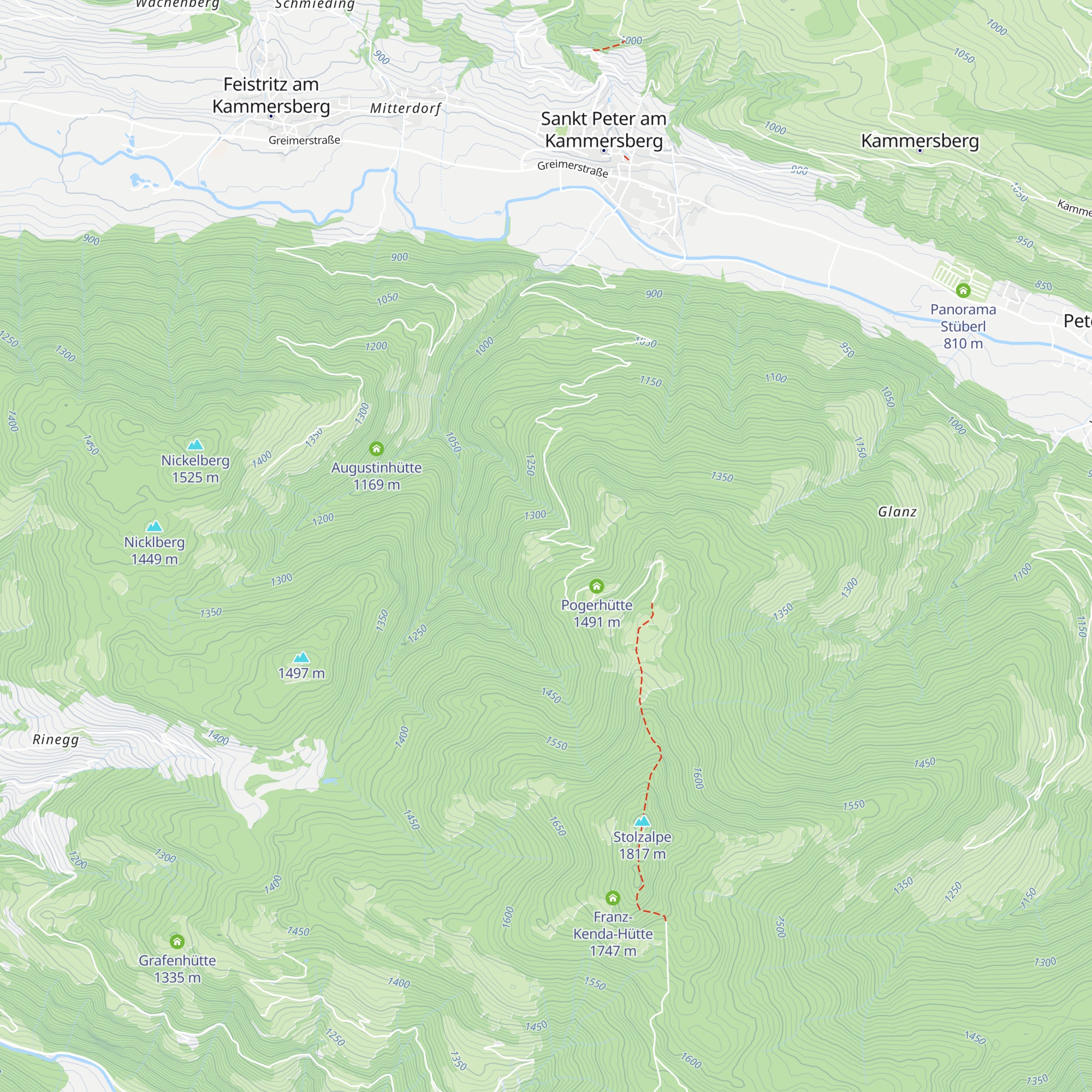 Augustinhütte map