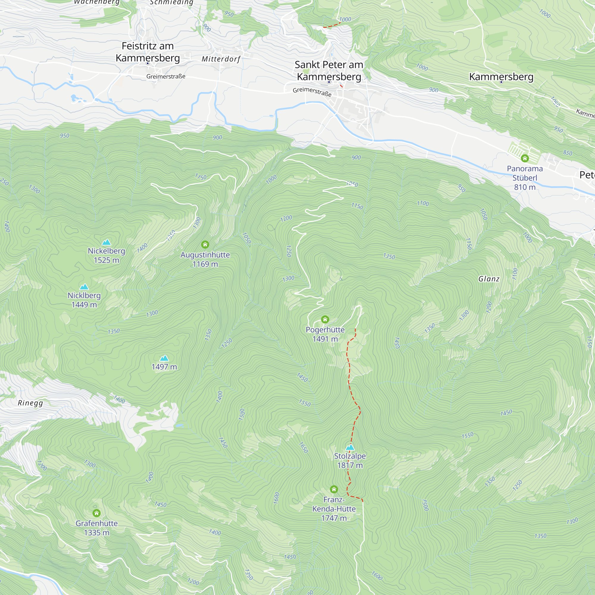 Augustinhütte map