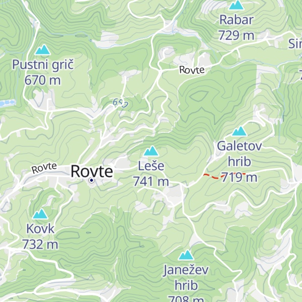 Map of Leše