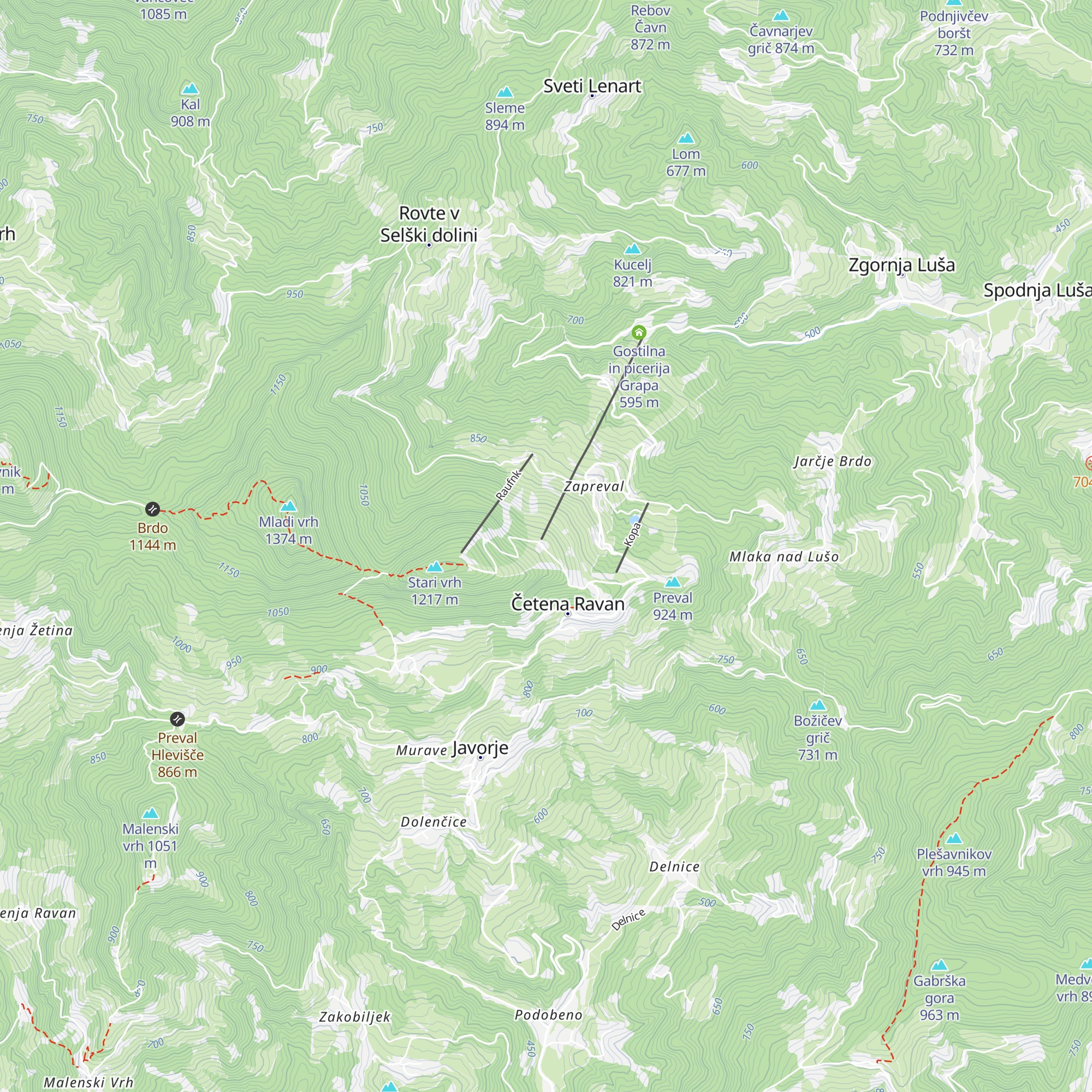 Stari Vrh map