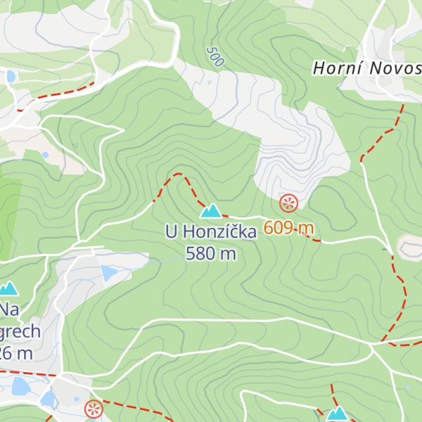 Map of U Honzíčka