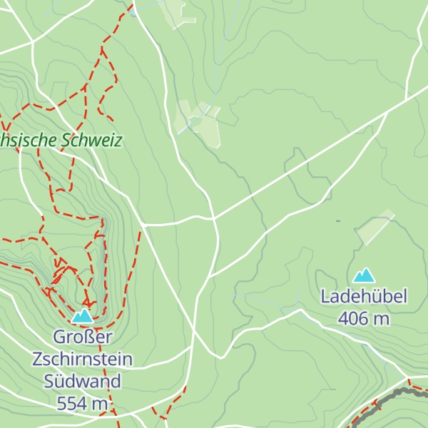 Map of Schutzhütte-Kalkbude