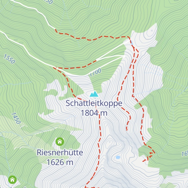 Map of Schattleitkoppe