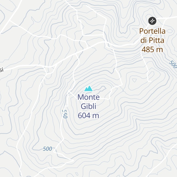 Map of Monte Gibli