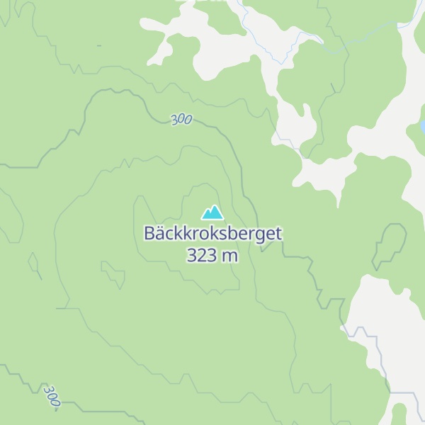 Map of Bäckkroksberget
