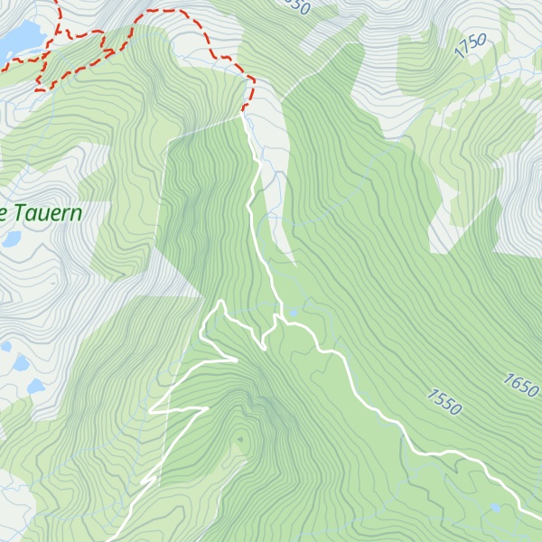 Map of Petzenhütte