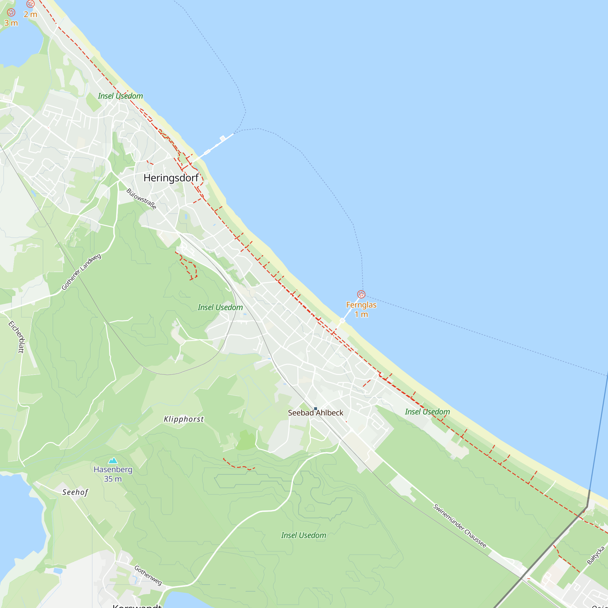 Uwe's Fischerhütte map