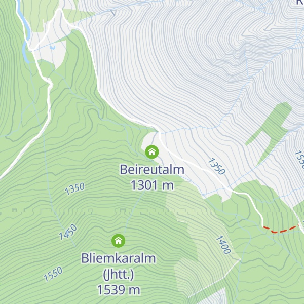 Map of Beireutalm