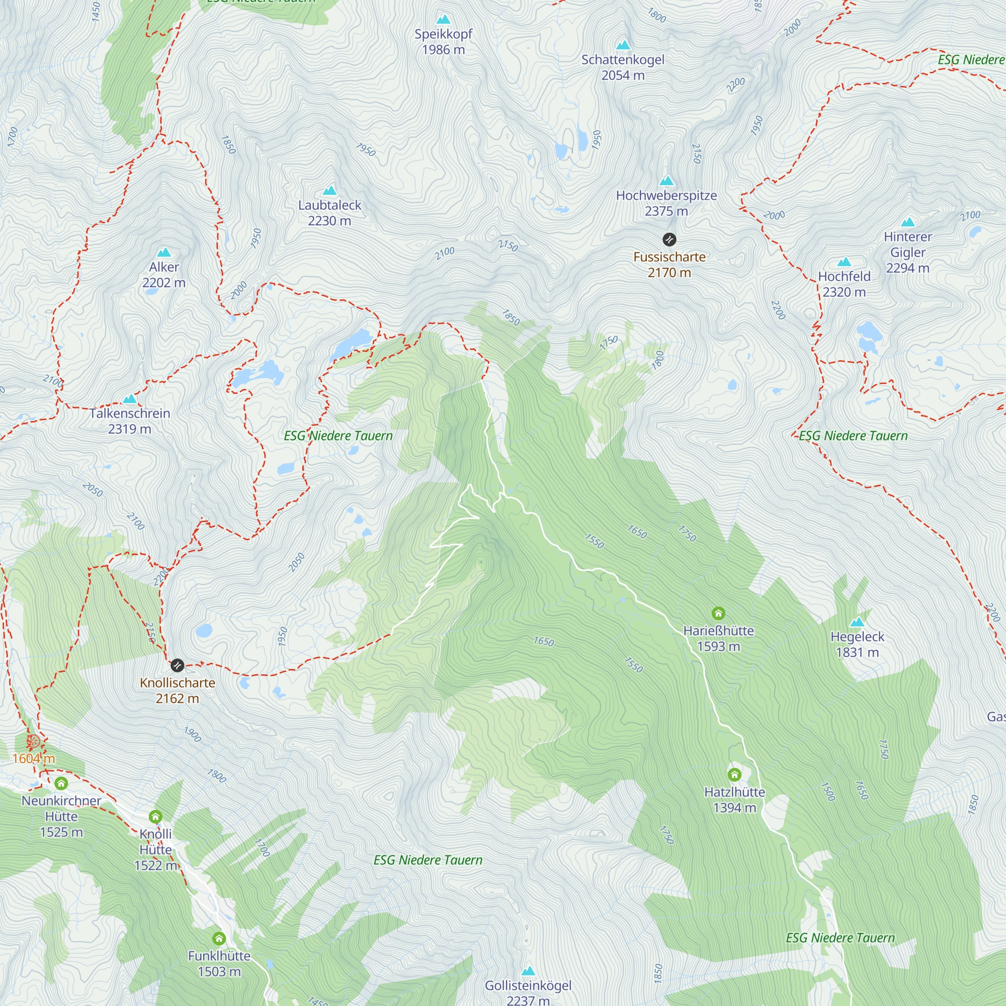 Schwoagerhütte map