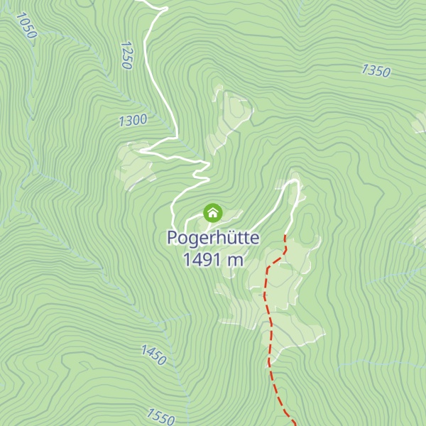 Map of Pogerhütte