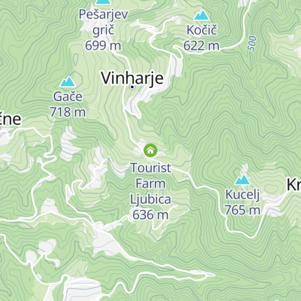 Map of Tourist Farm Ljubica