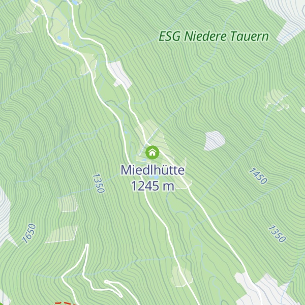 Map of Miedlhütte