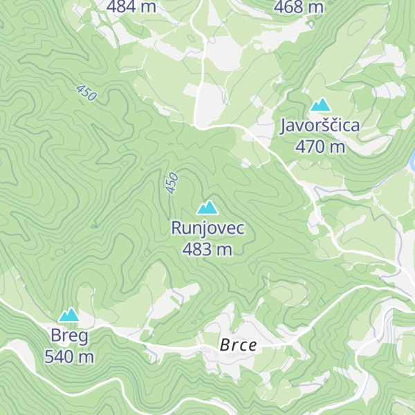 Map of Runjovec