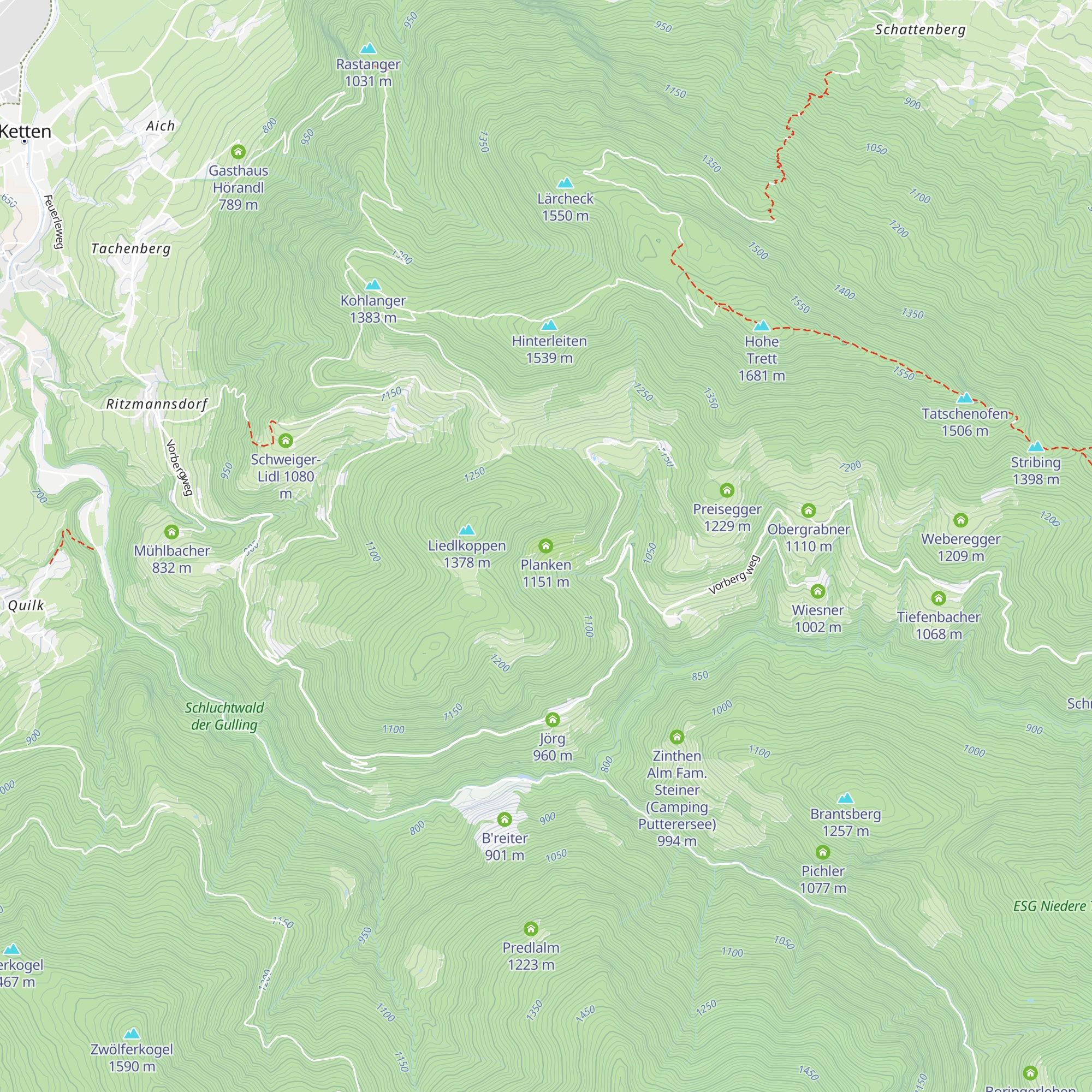 Planken map