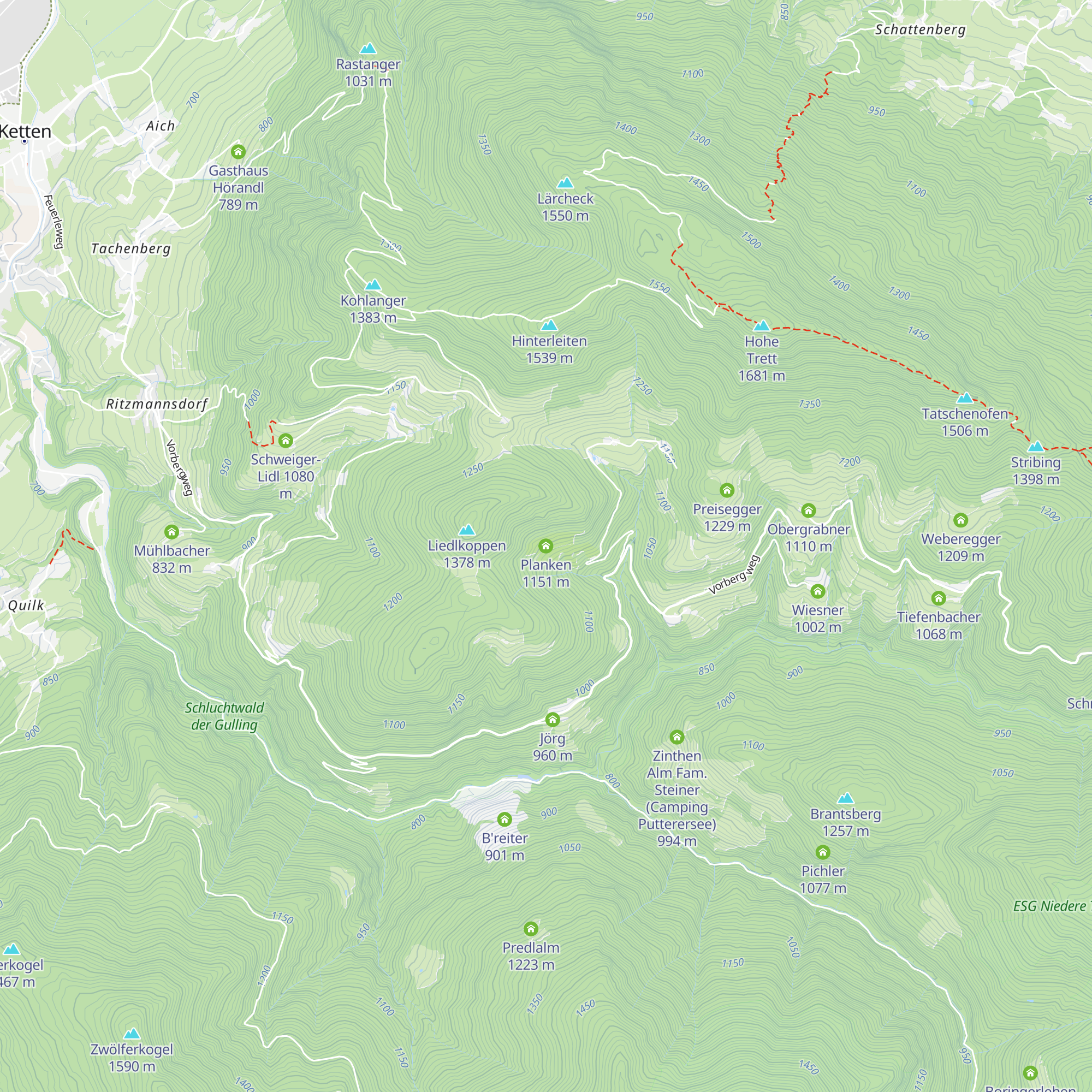 Planken map