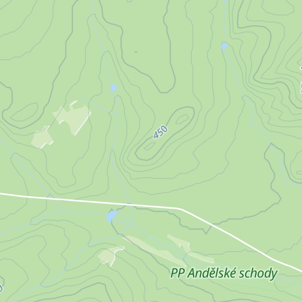 Map of Hořejší křemeny