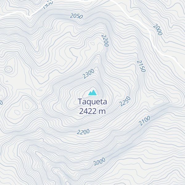 Map of Taqueta