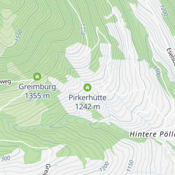 Map of Pirkerhütte