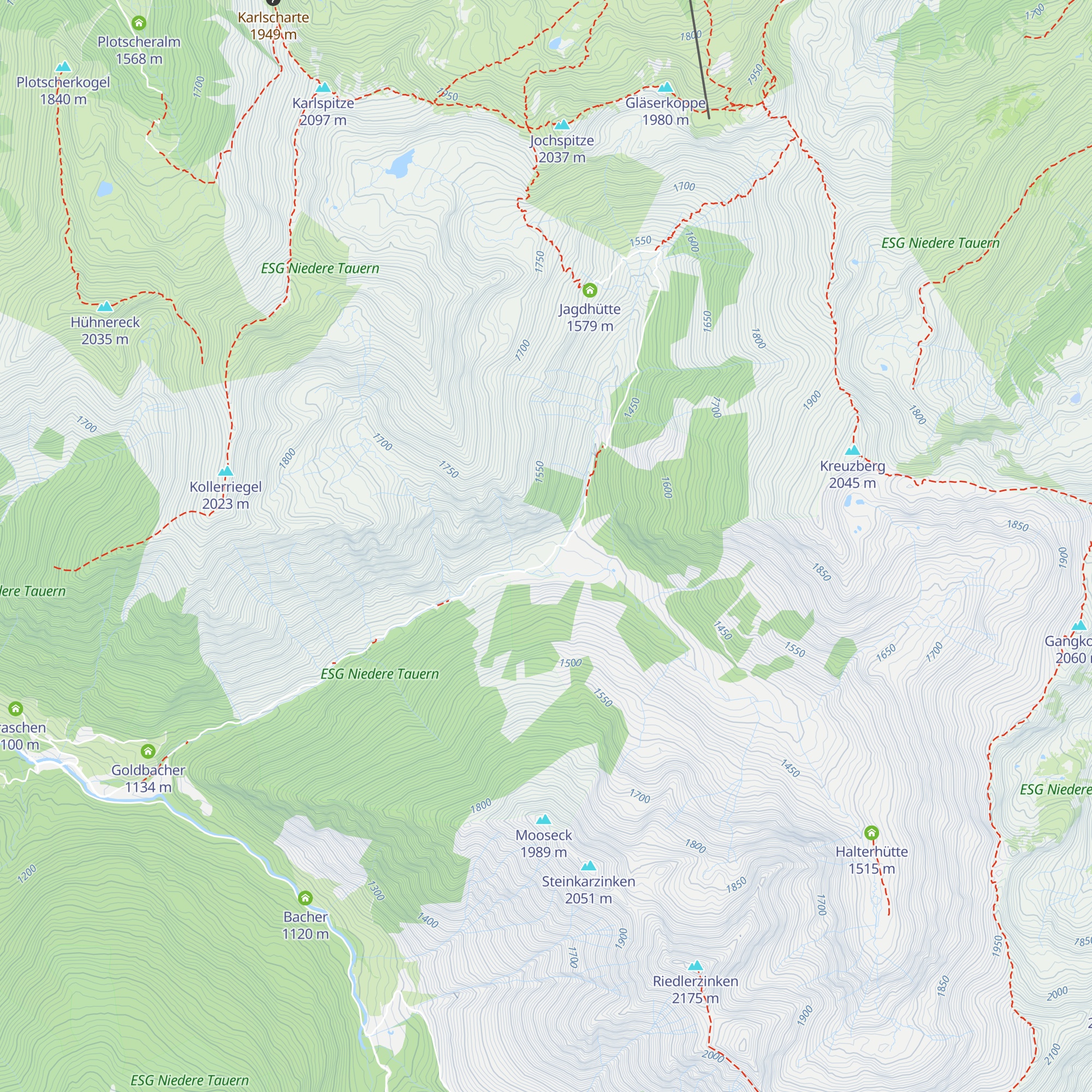 Danklmaierhütte map