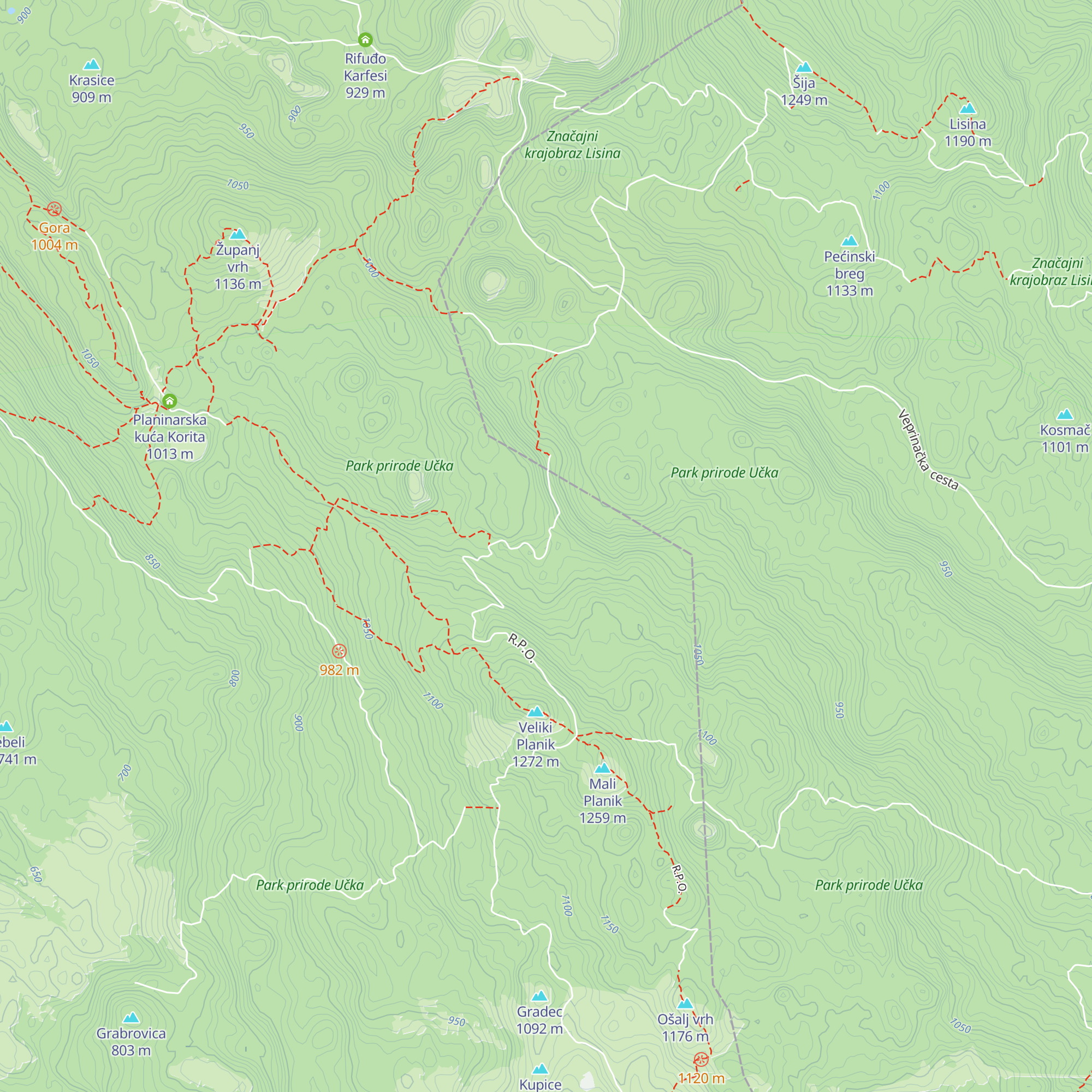 Bončić Kuća map