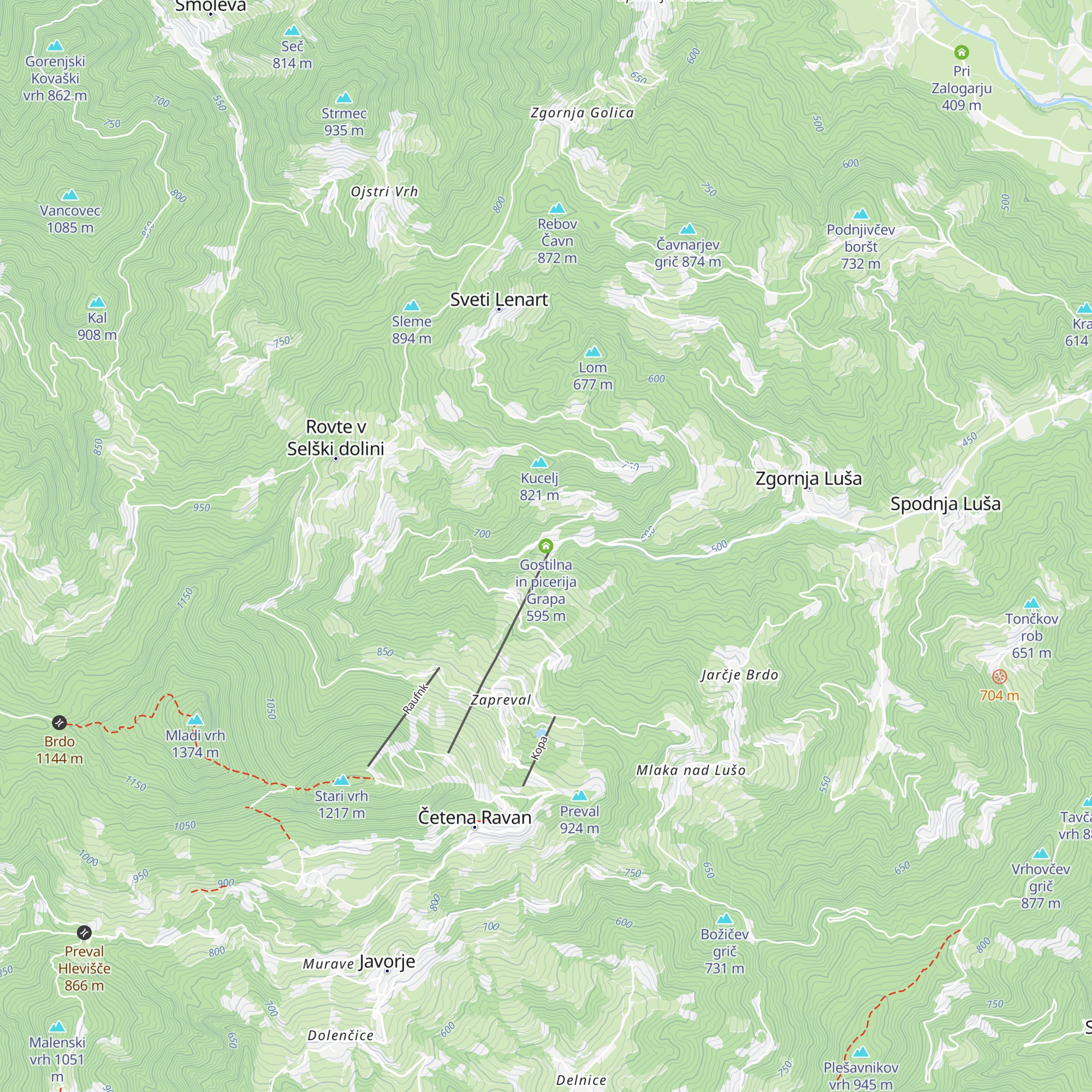 Gostilna in picerija Grapa map