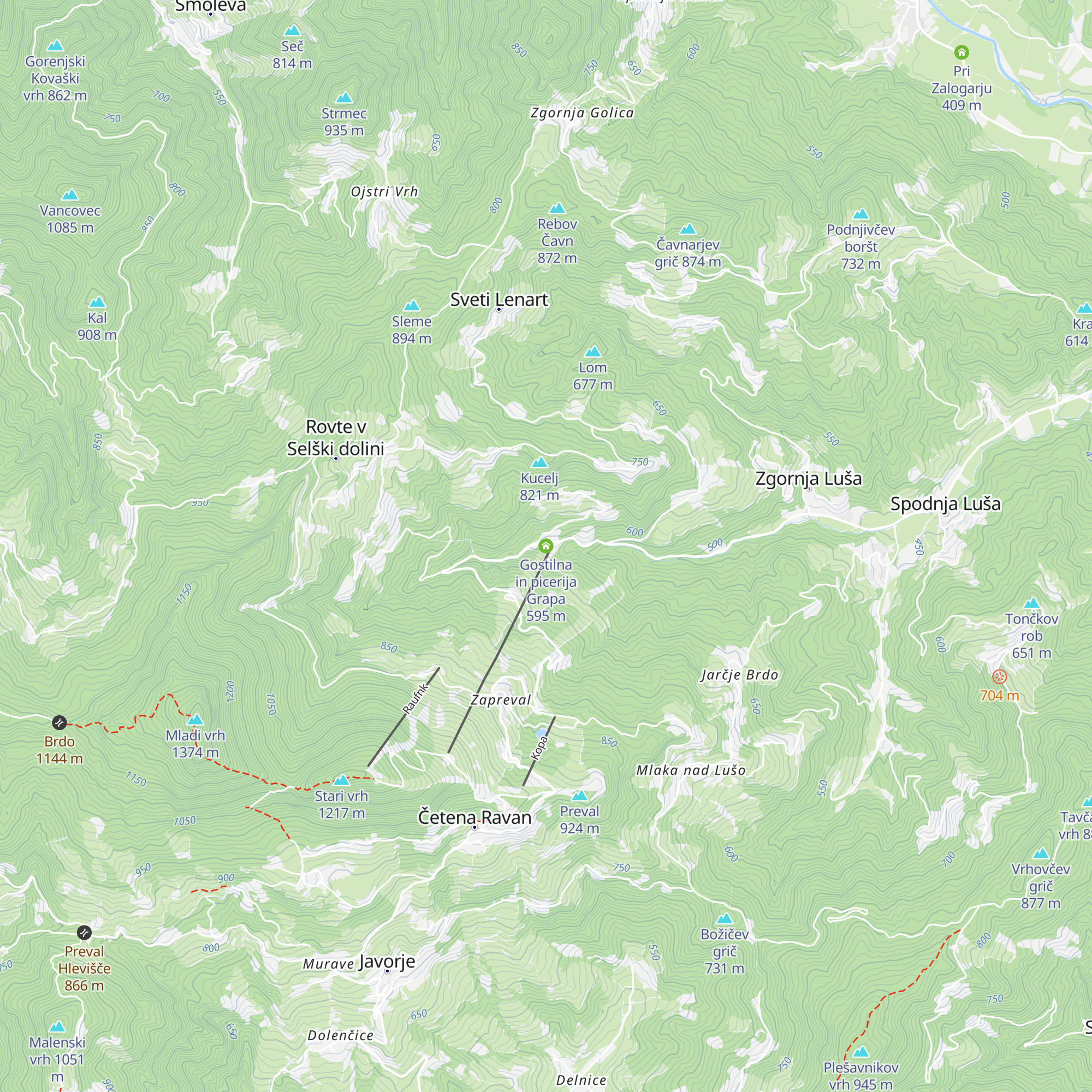 Gostilna in picerija Grapa map