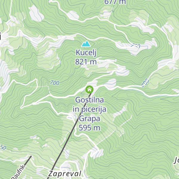 Map of Gostilna in picerija Grapa