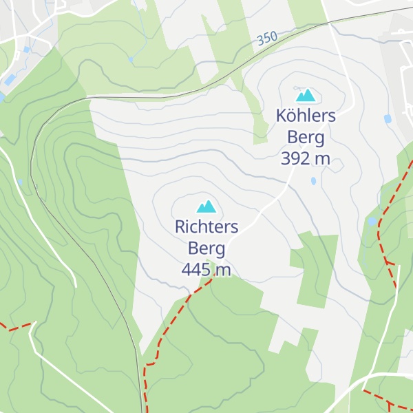Map of Richters Berg