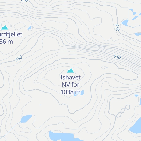 Map of Ishavet NV for